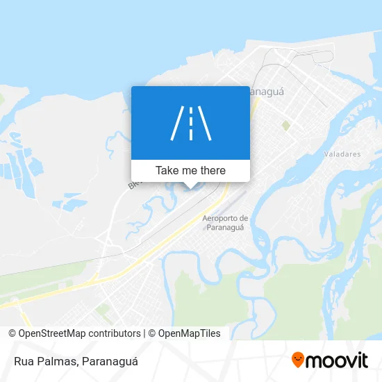 Rua Palmas map