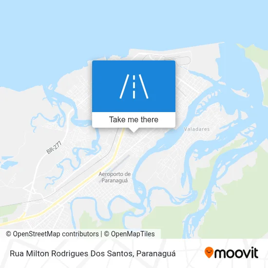 Rua Milton Rodrigues Dos Santos map