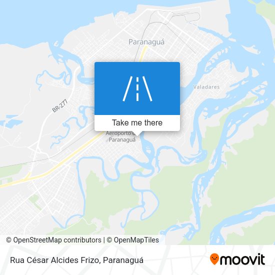 Rua César Alcides Frizo map