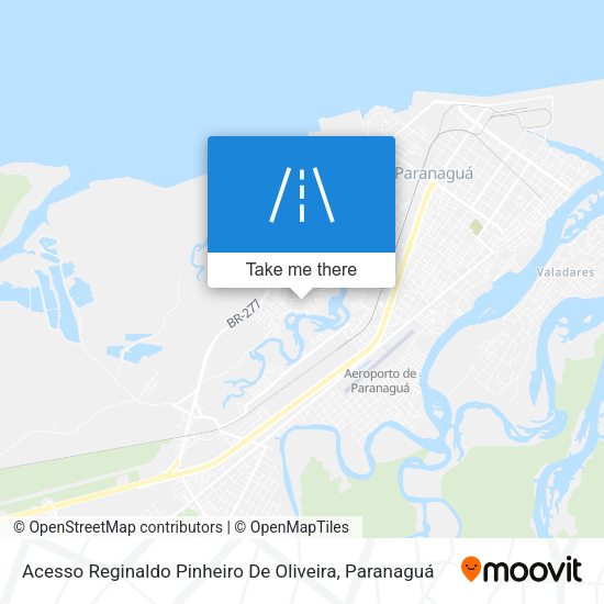 Acesso Reginaldo Pinheiro De Oliveira map