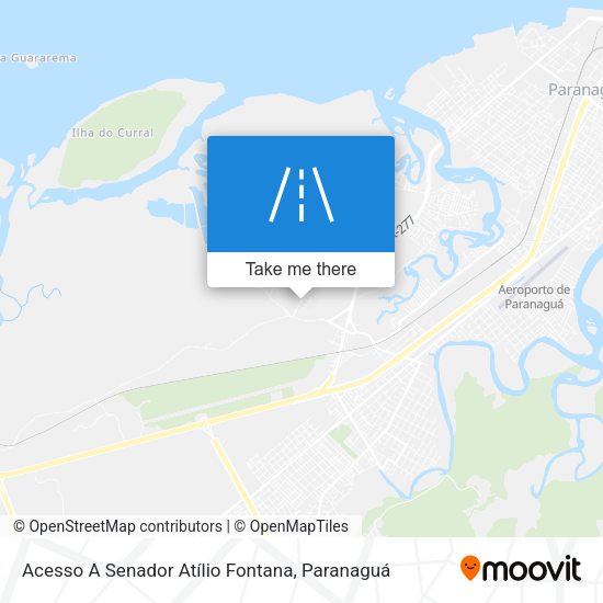 Acesso A Senador Atílio Fontana map