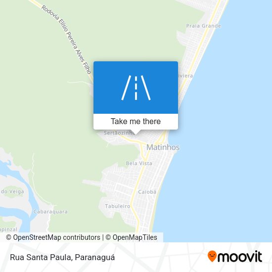 Rua Santa Paula map