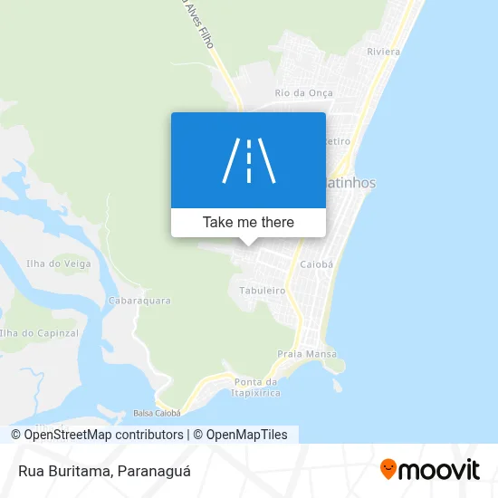 Rua Buritama map