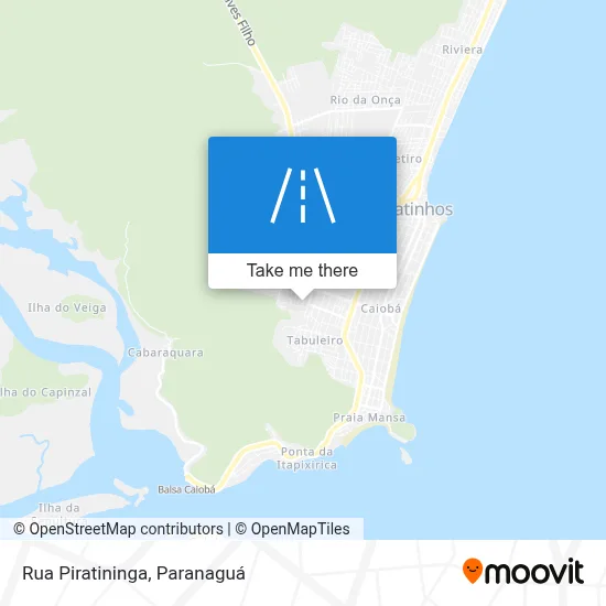 Rua Piratininga map