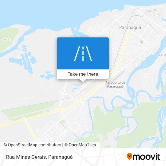 Rua Minas Gerais map