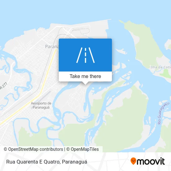 Rua Quarenta E Quatro map