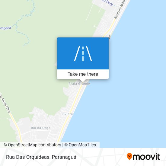 Rua Das Orquídeas map