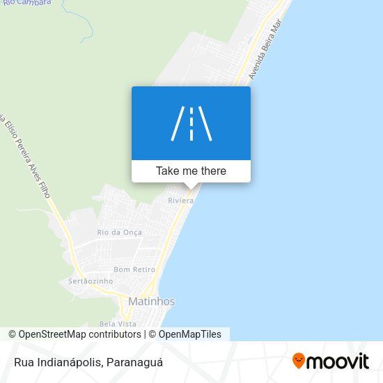 Rua Indianápolis map