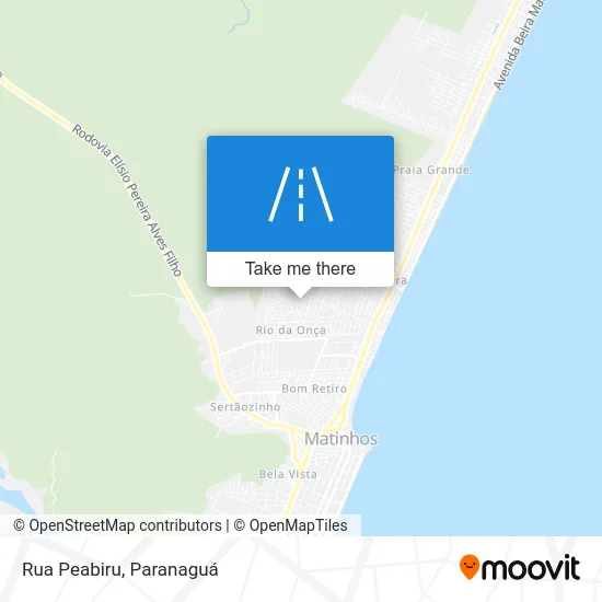 Rua Peabiru map