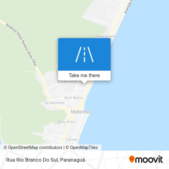 Rua Rio Branco Do Sul map