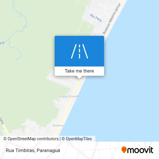 Rua Timbiras map