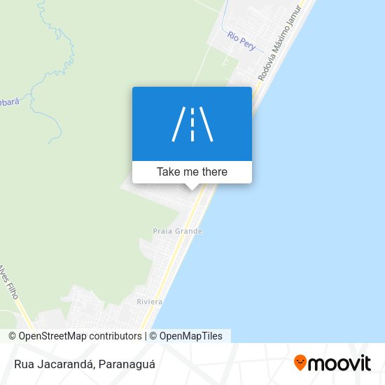 Rua Jacarandá map