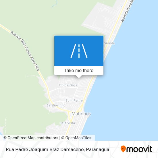 Rua Padre Joaquim Braz Damaceno map