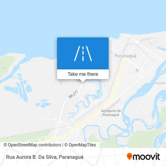 Rua Aurora B. Da Silva map
