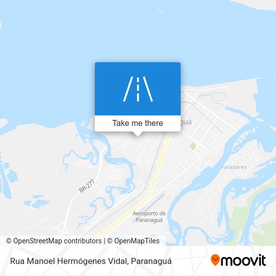 Rua Manoel Hermógenes Vidal map