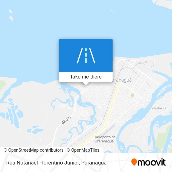 Rua Natanael Florentino Júnior map