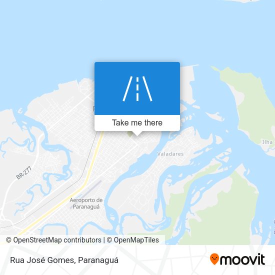 Rua José Gomes map
