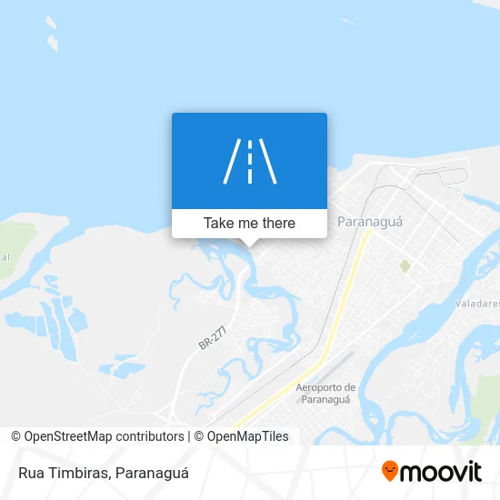 Rua Timbiras map