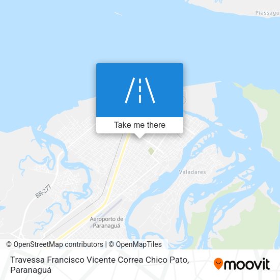 Travessa Francisco Vicente Correa Chico Pato map