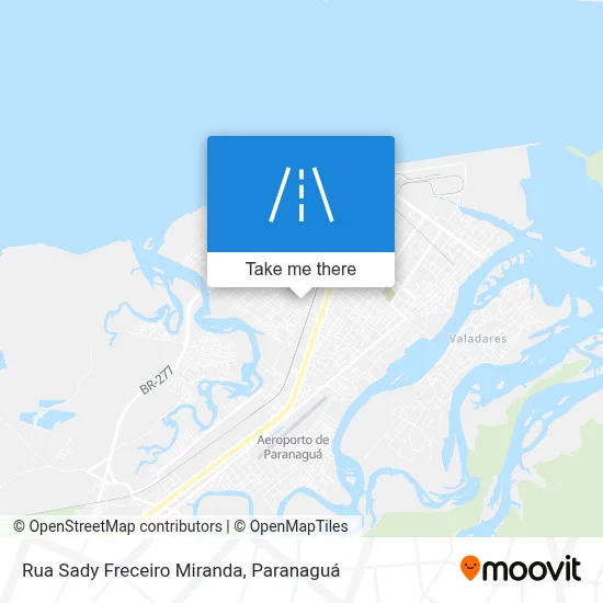 Rua Sady Freceiro Miranda map