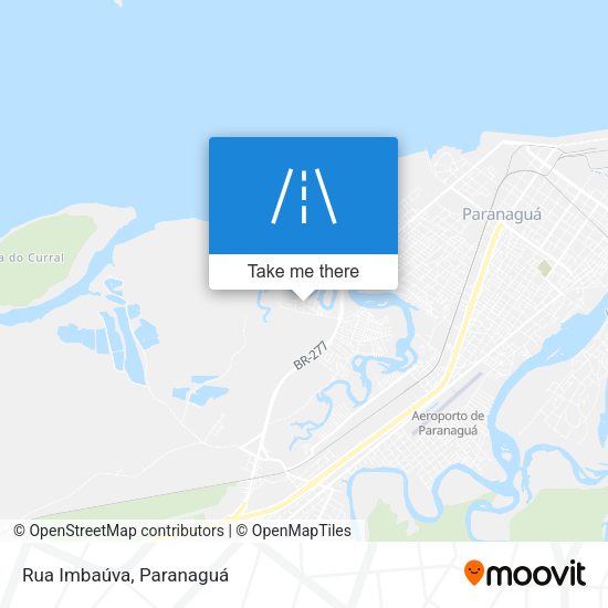 Rua Imbaúva map