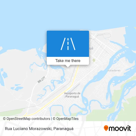 Rua Luciano Morazowski map