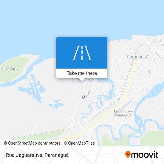 Rua Jaguataúva map