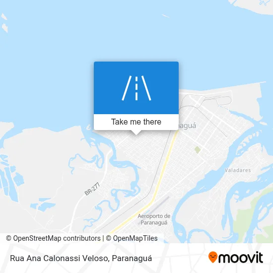 Rua Ana Calonassi Veloso map