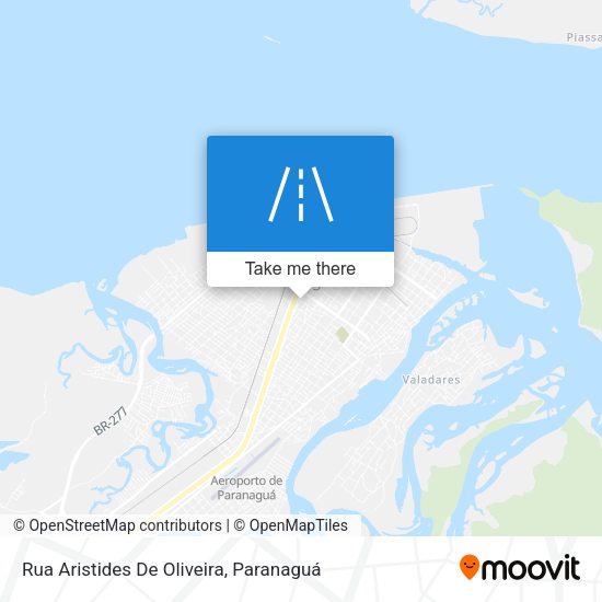 Rua Aristides De Oliveira map