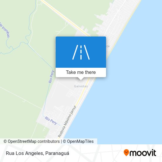 Rua Los Angeles map