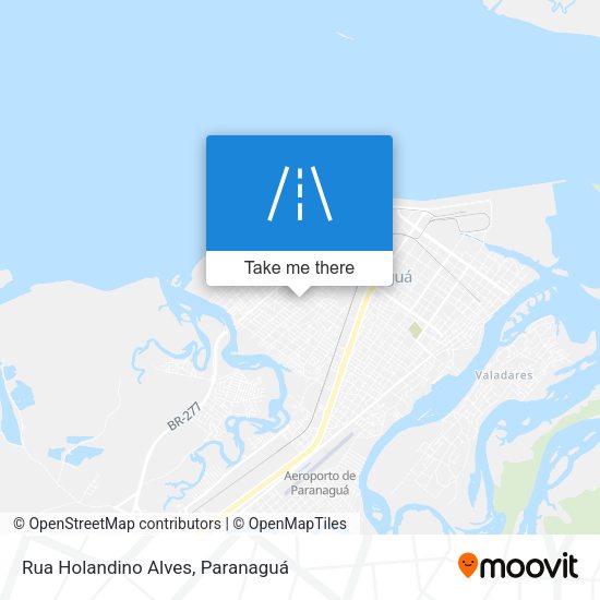 Rua Holandino Alves map