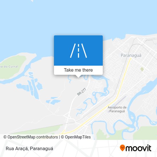 Rua Araçá map