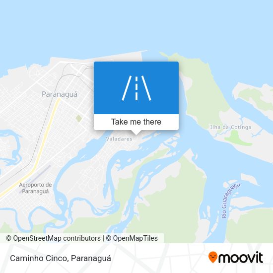 Caminho Cinco map