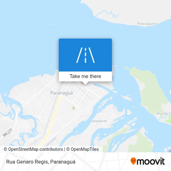Rua Genaro Regis map