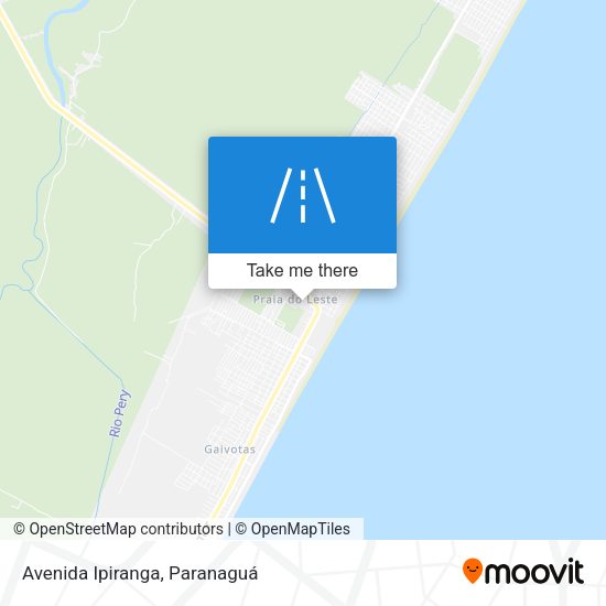 Avenida Ipiranga map