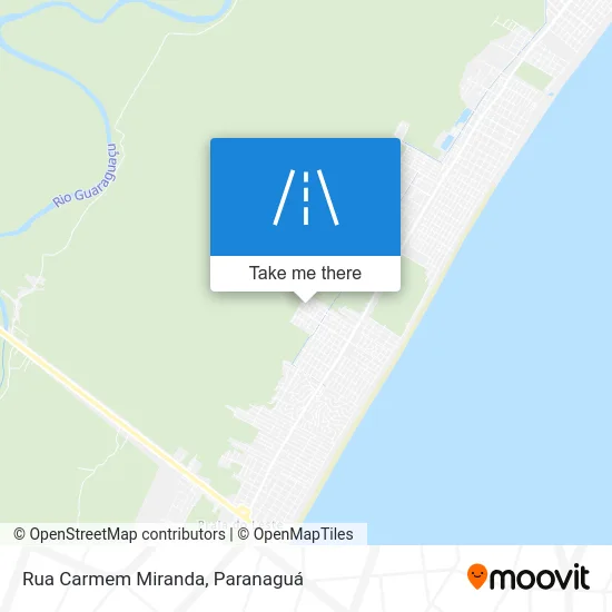 Rua Carmem Miranda map