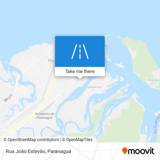 Rua João Estevão map