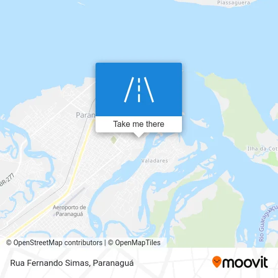 Rua Fernando Simas map