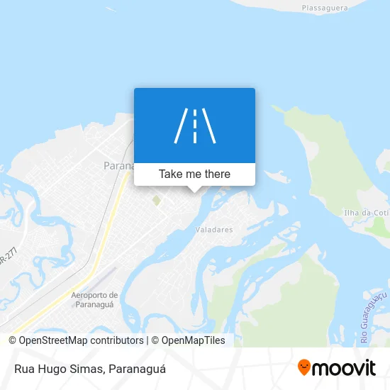 Rua Hugo Simas map