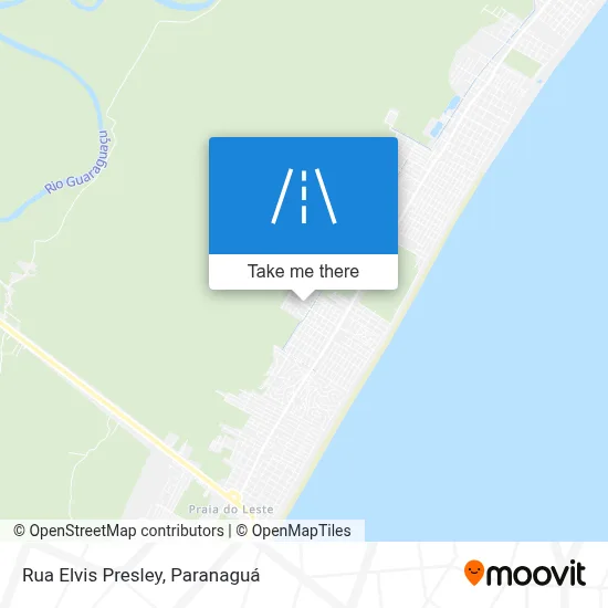 Rua Elvis Presley map