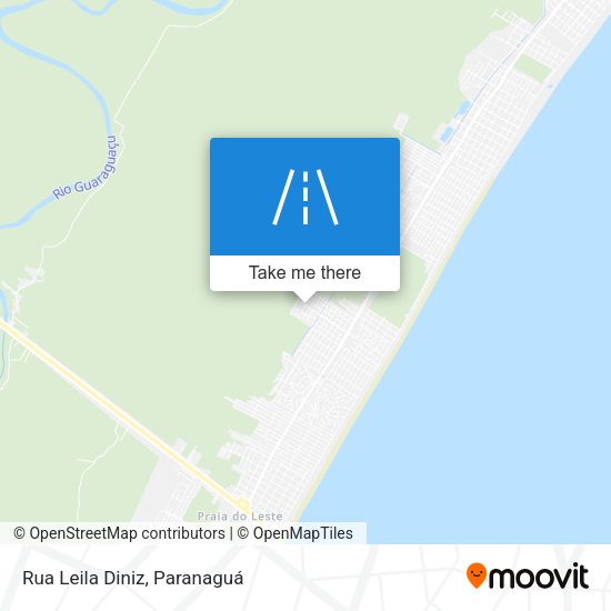 Rua Leila Diniz map