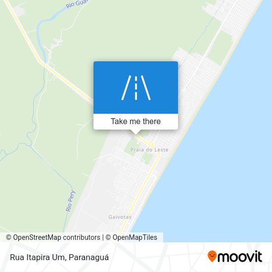 Rua Itapira Um map
