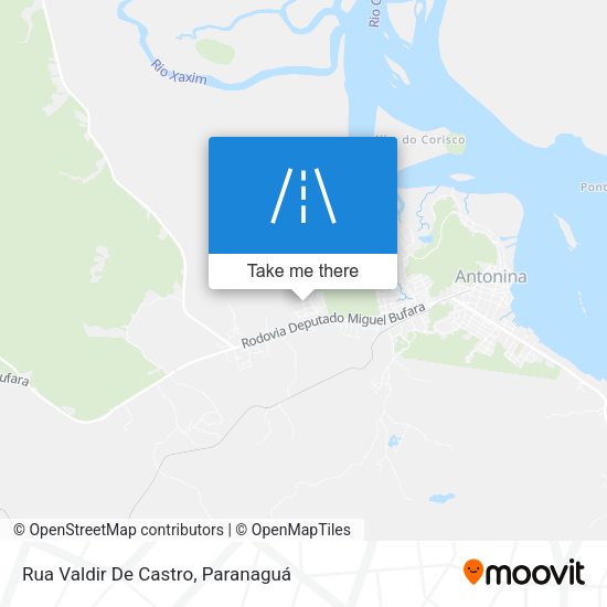 Rua Valdir De Castro map
