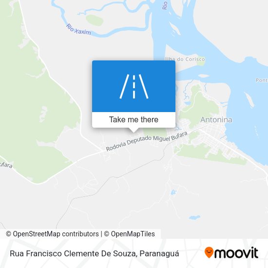 Rua Francisco Clemente De Souza map