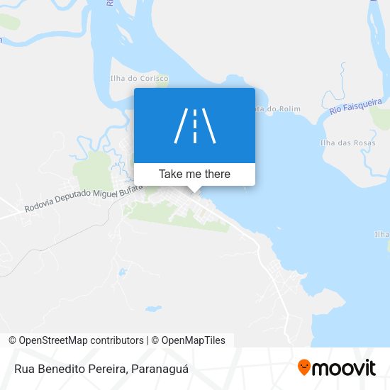 Rua Benedito Pereira map