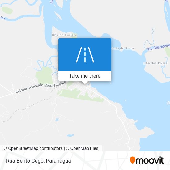 Rua Bento Cego map
