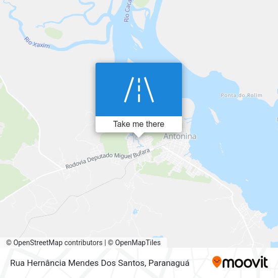 Rua Hernância Mendes Dos Santos map