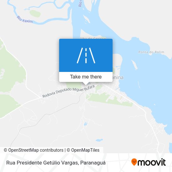 Rua Presidente Getúlio Vargas map