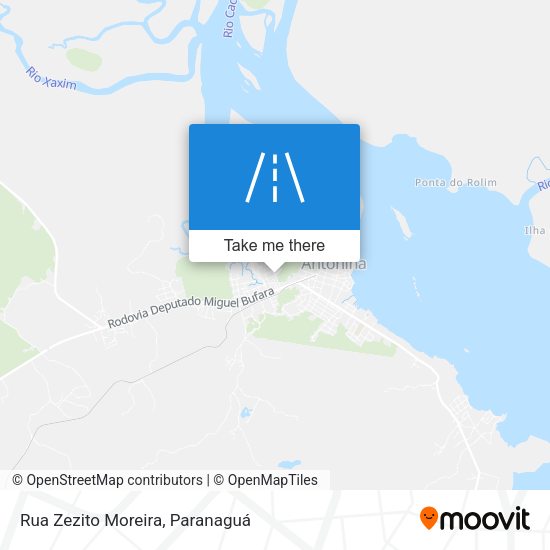Rua Zezito Moreira map
