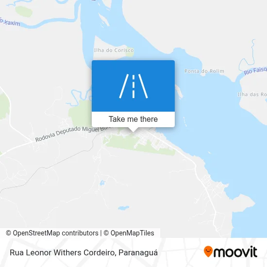 Rua Leonor Withers Cordeiro map